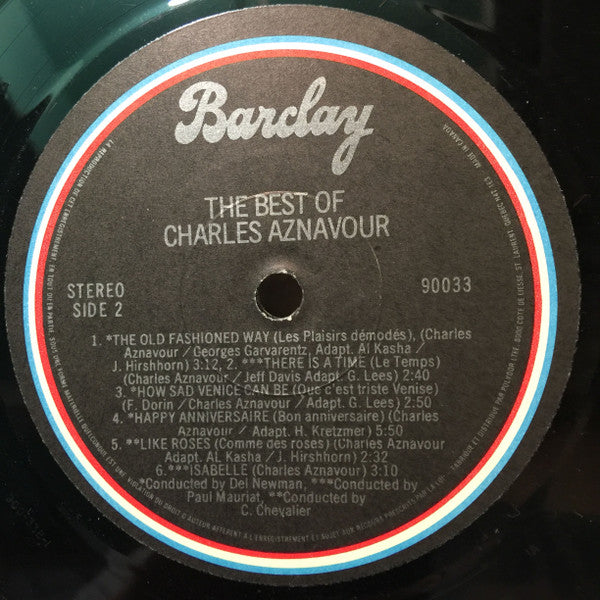 The Best Of Charles Aznavour Charles Aznavour