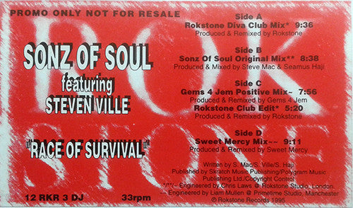 Race Of Survival Sonz Of Soul,Steven Ville
