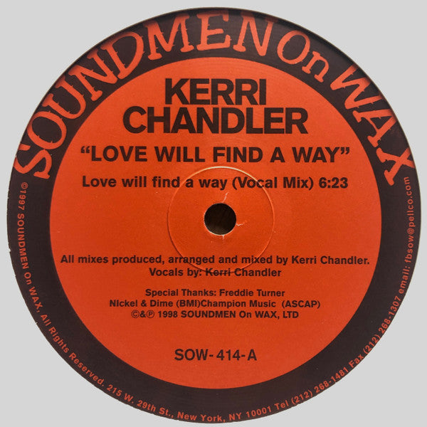 Love Will Find A Way Kerri Chandler