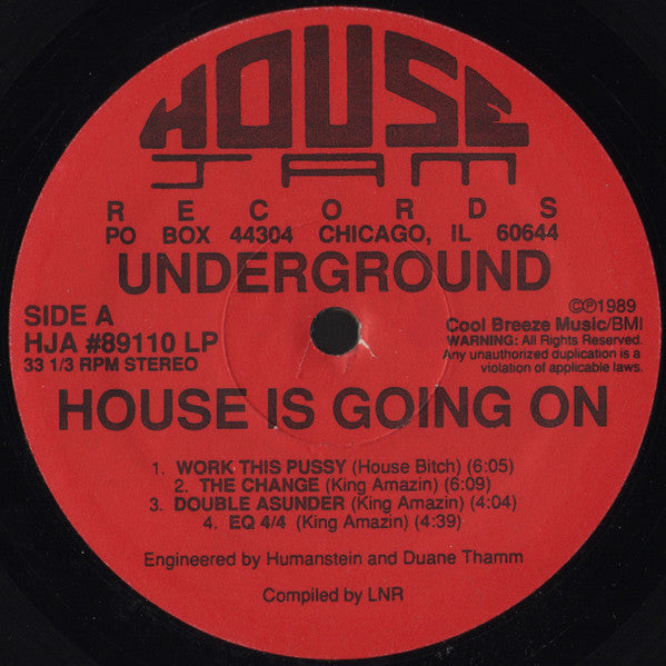 Underground House Is Going On Various