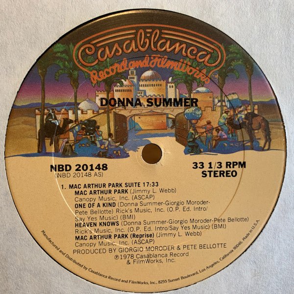 Mac Arthur Park Suite Donna Summer