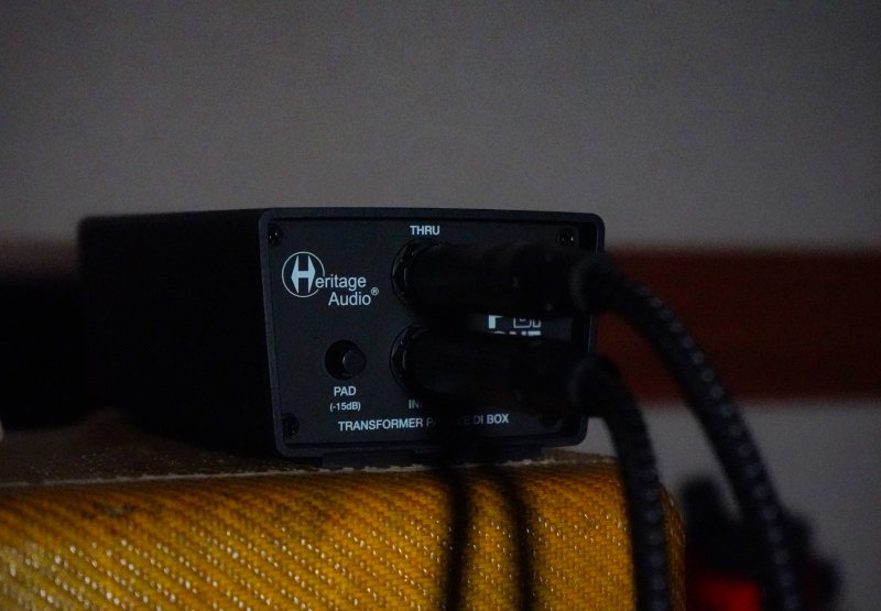 Heritage Audio P Di One Passive 1-channel Vintage-style Direct Box with Ground Lift, -15dB Pad, and Thru Output