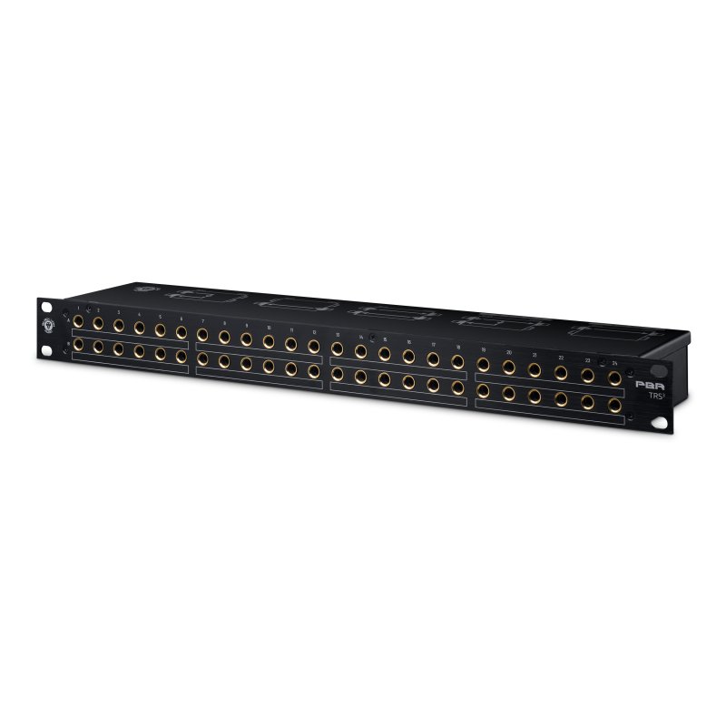 Black Lion Audio PBR-TRS-3 48-Point Gold-Plated TRS Patchbay With 3-Way Switching 