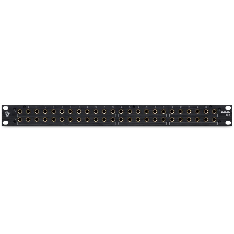 Black Lion Audio Pbr Trs 46-point Patchbay with Bluetooth and 94 Gold-plated TRS Connectors 