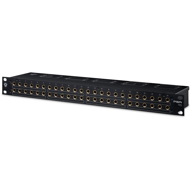 Black Lion Audio Pbr Trs 46-point Patchbay with Bluetooth and 94 Gold-plated TRS Connectors 