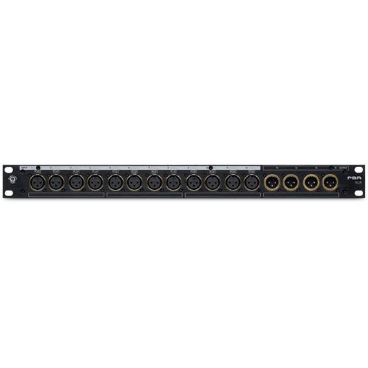Black Lion Audio Pbr Xlr 16-point Patchbay with 32 Gold-plated XLR Connectors