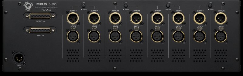 Black Lion Audio PBR8-500 500-Series 8-Slot Rack / PSU with Built-in Patchbay