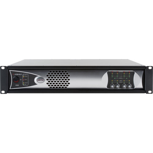 Ashly PEMA-4125.70D 4-Channel 500W Pema Network Power Amplifier with OPDante Card & Protea DSP Software Suite (70V) 