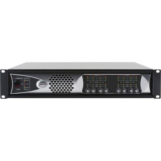 Ashly PEMA-8250D 8-Channel 2000W Pema Network Power Amplifier with OPDante Card & Protea DSP Software Suite (Low-Z)