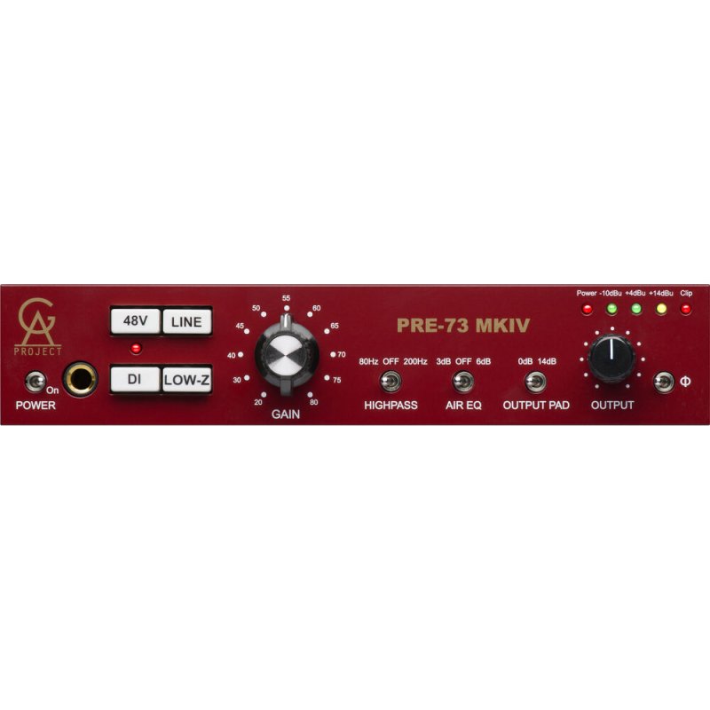 Golden Age Project PRE73MK4 Pre-73 MKIV Mic/Line/Instrument Preamplifier 