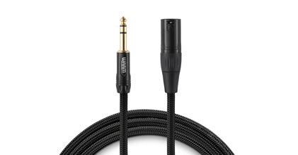 Warm Audio Premier Series XLR female to TRS male 3-foot cable for studio and live audio connections.