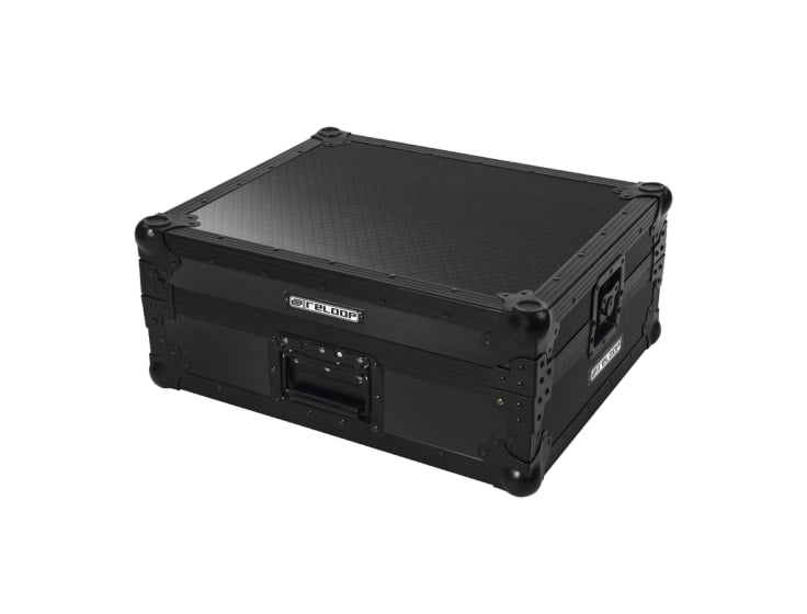Reloop premium turntable case for DJ turntables, durable black protective cover with padded interior and handle for transport.