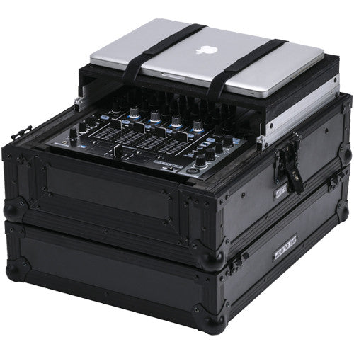 Reloop Premium Club Mixer Case MK2, a sturdy black flight case with foam padding designed for DJ mixer protection.