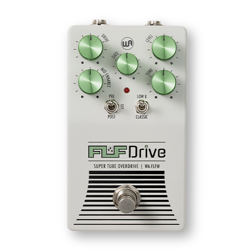 Warm Audio Fluff Drive High-Gain Overdrive Pedal, White 