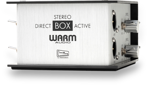 Warm Audio 2-Channel Active Stereo DI Transformer 