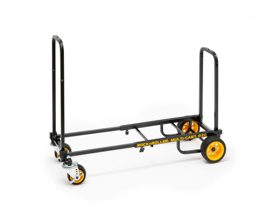 RockNRoller MultiCart 8-in-1 Equipment Transporter R2RG Micro Glider (Black)