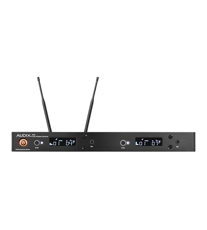 Audix R42KITB Performance Series Dual-Channel UHF Diversity Receiver (554 to 586 MHz)