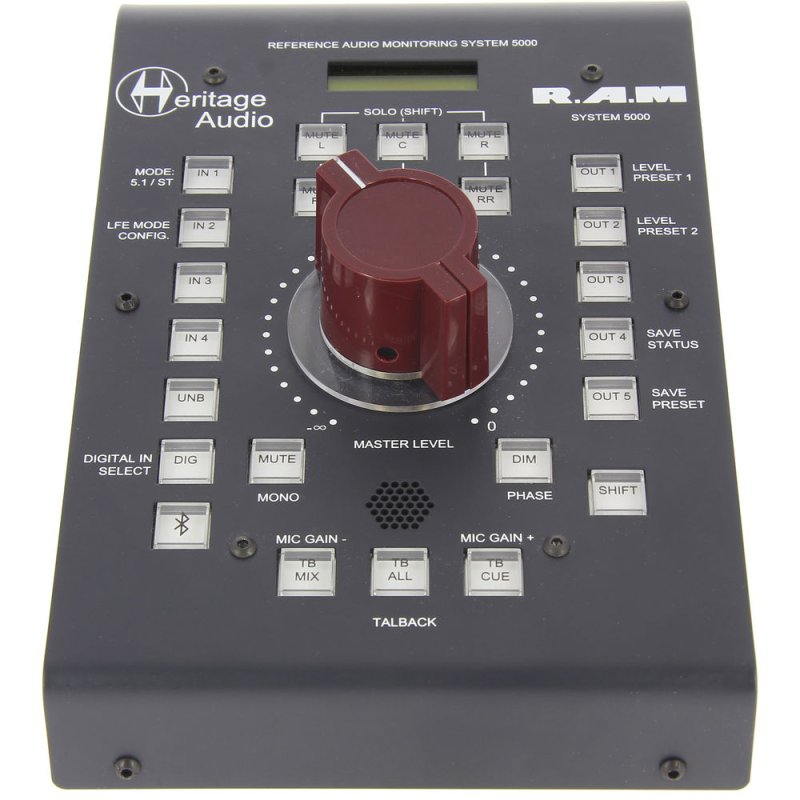 Heritage Audio RAMSYSTEM5000 5.1 Rackmount Monitoring System 