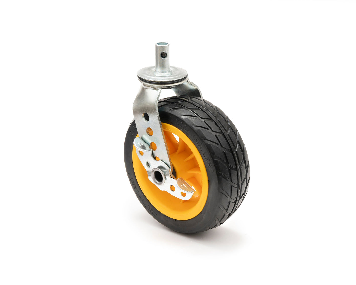 RockNRoller MultiCart 8 x 3" Ground Glider Caster with Brake (2-Pack)