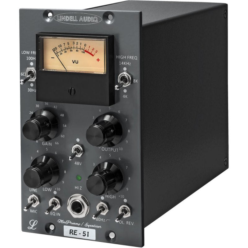 Lindell Audio RE51 Retro 500 Series Microphone Preamp and EQ Module