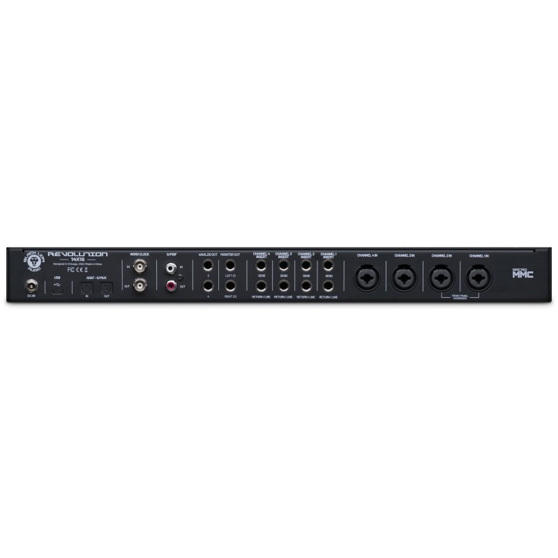 Black Lion Audio REVOLUTION-14X16 6-In/Out Class-Compliant USB Audio Interface With ADAT & MMC 