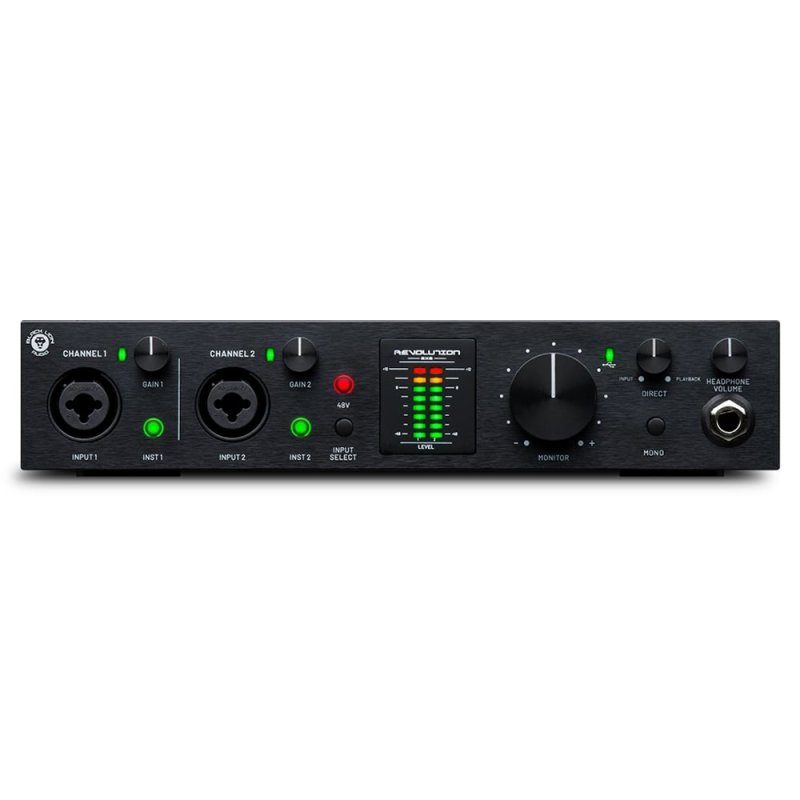 Black Lion Audio Revolution 2×2 USB 2 Channel Portable Recording Interface 