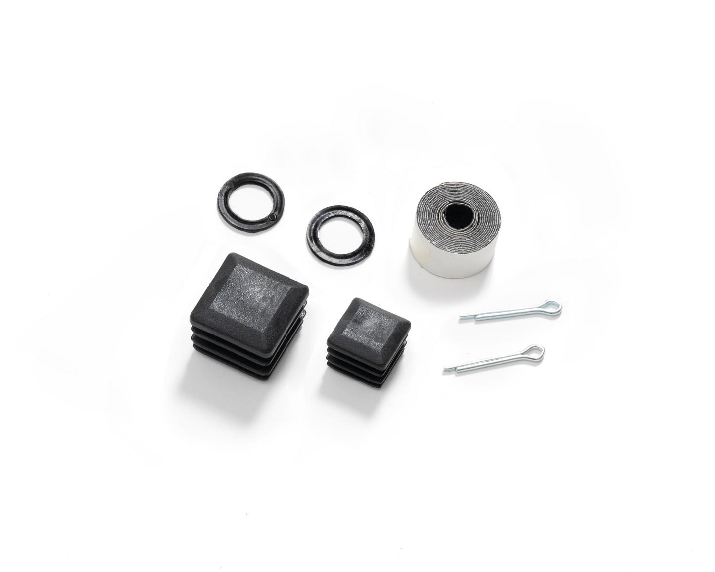 RockNRoller MultiCart hardware pack with miscellaneous accessories for RMH1 carts, includes screws and brackets for assembly.