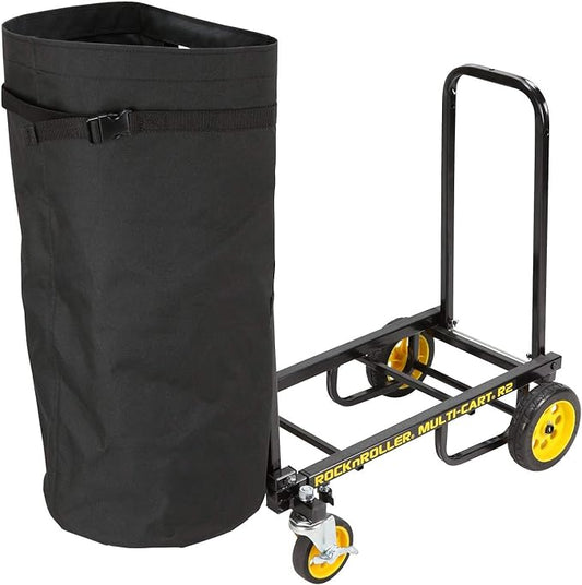 RockNRoller Handle Bag with Rigid Bottom for R2 Multi-Cart, Black