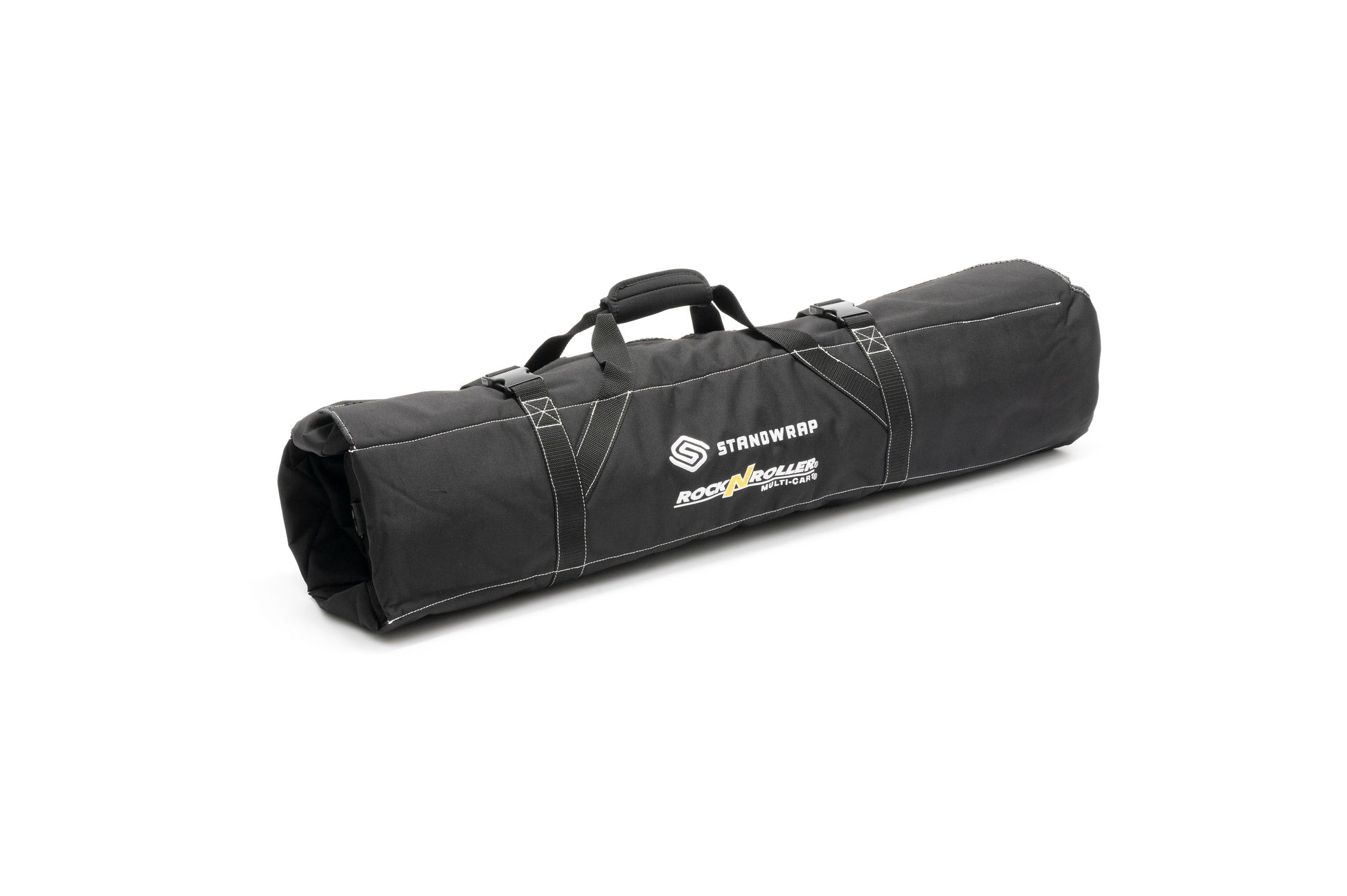RockNRoller MultiCart StandWrap 4-Pocket Roll Up Accessory Bag (Black, Small) 