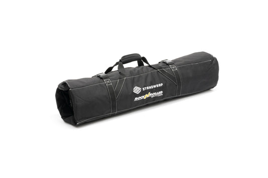 RockNRoller MultiCart StandWrap 4-Pocket Roll Up Accessory Bag (Black, Small)