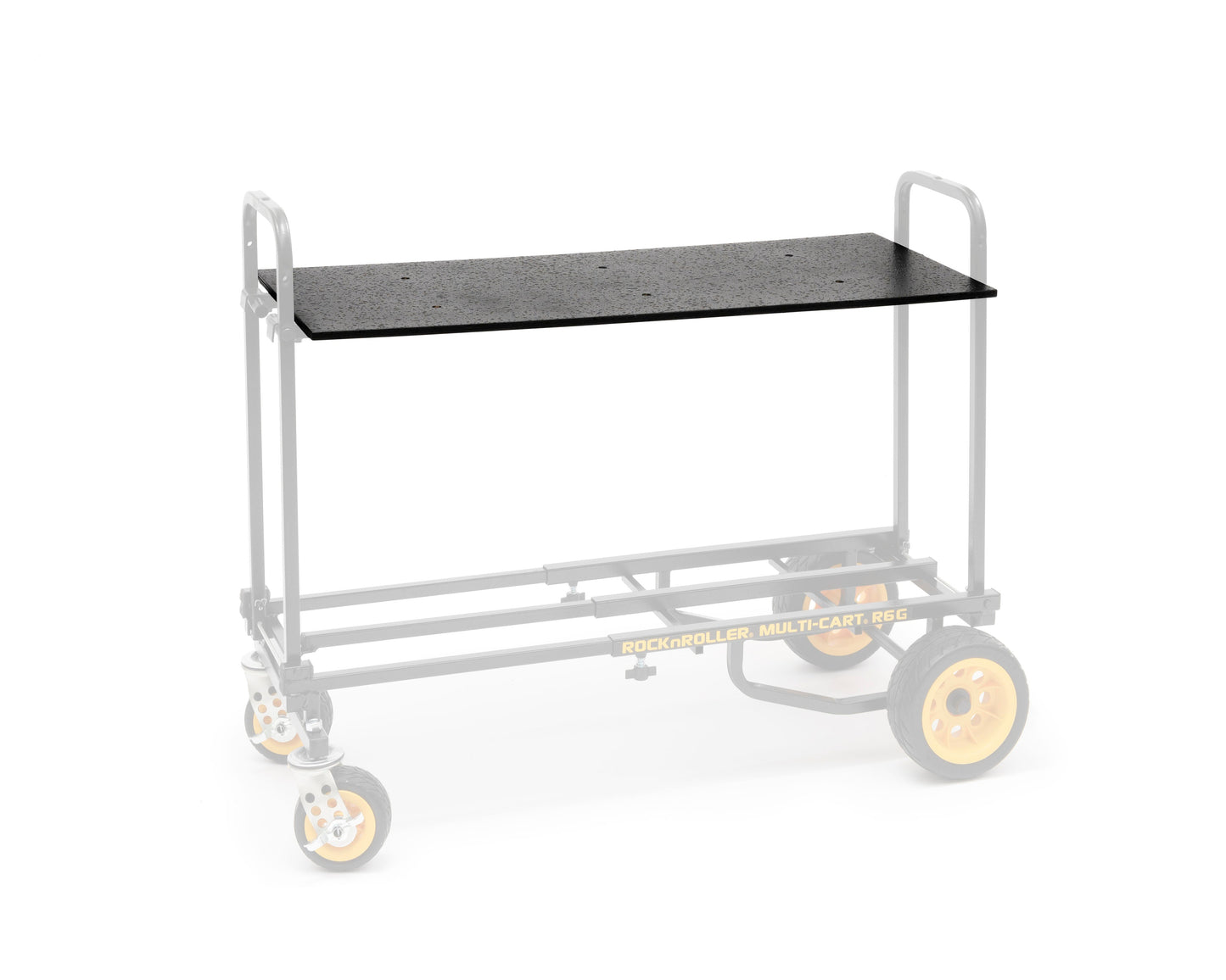 RockNRoller Quick Set Shelf for R6 carts, sturdy shelf and solid deck designed for efficient storage and organization.