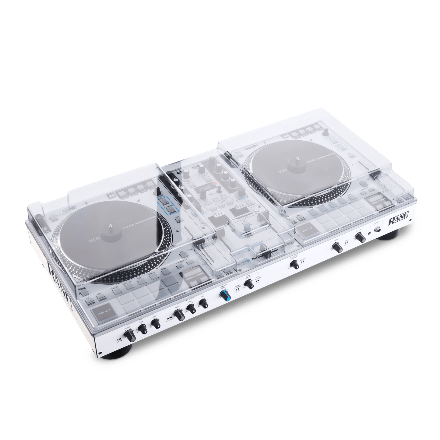 Decksaver cover for Rane One MK2 DJ controller, protective plastic case with custom fit for MK1 and MK2 models.