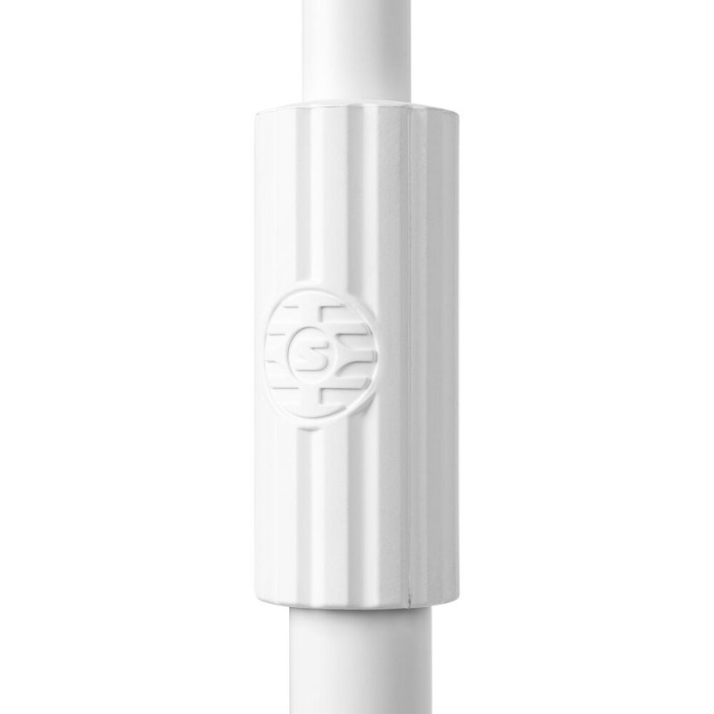 Gator SH-DESKTOP1-W Shure 6″ Round Base Desktop Mic Stand, White