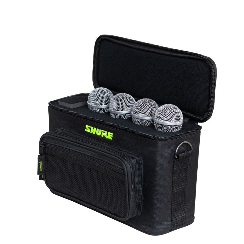 Gator SH-MICBAG04 Microphone Bag That Holds Up To 4 Mics 