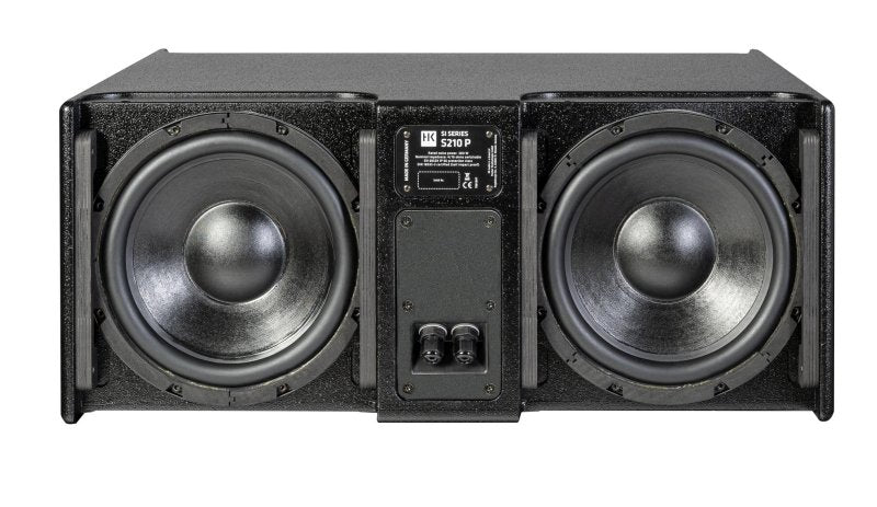 HK Audio SI-SERIES-S210-P-BLK 1200-Watt 2 x 10" Subwoofer. Black 