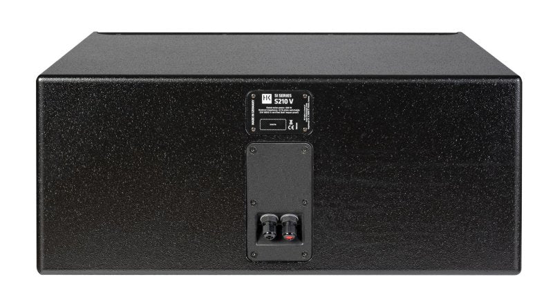 HK Audio SI-SERIES-S210-V-BLK 1200-Watt 2 x 10" Subwoofer. Black