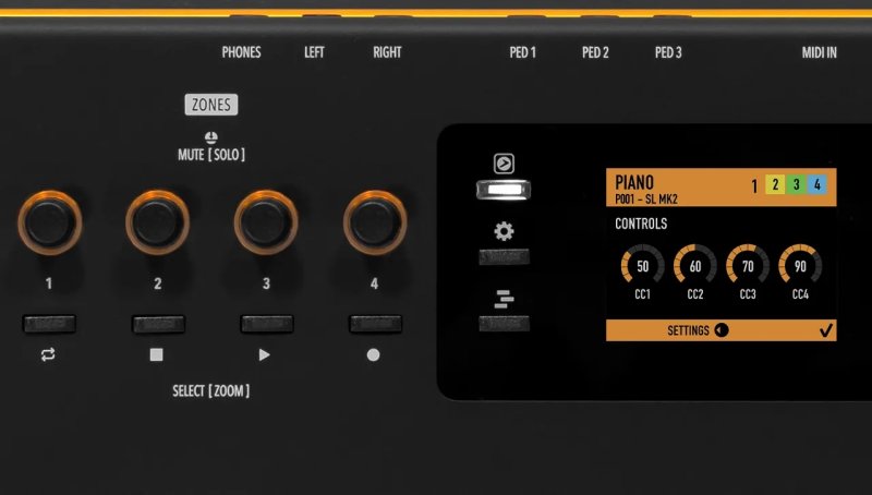 Studiologic-Fatar SL-88-GT-MK2 88-Key MIDI Keyboard Controller with Acoustic Weighted Keys 
