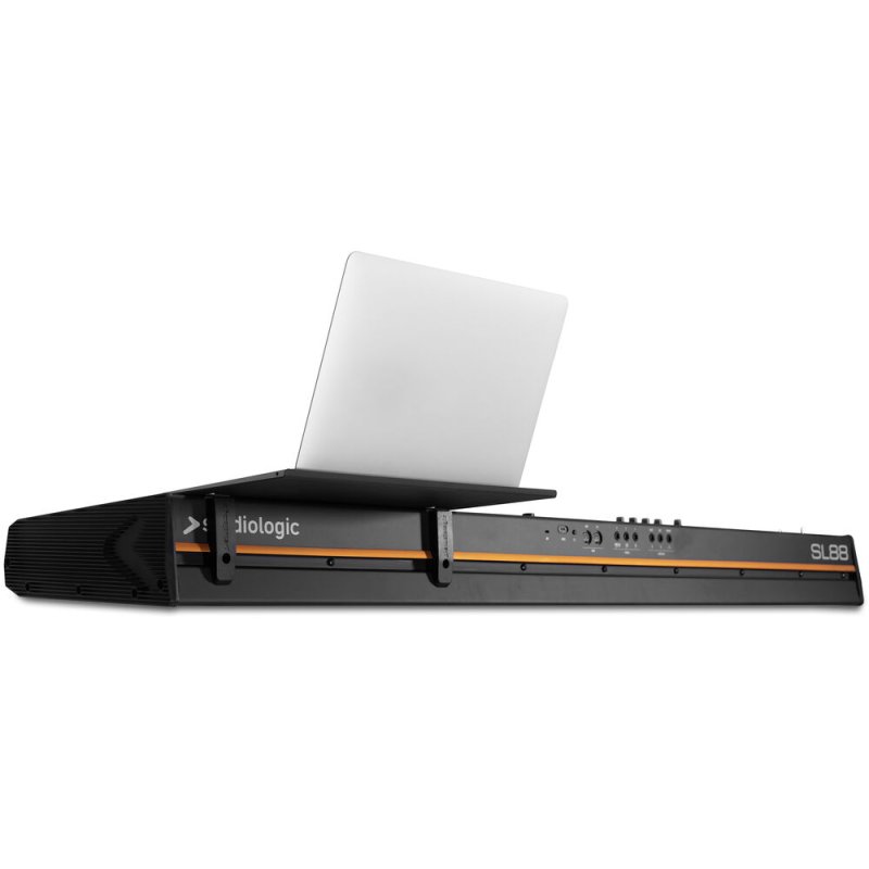 Studiologic-Fatar SL-COMPUTER-PLATE-MK2 Shelf Style Magnetic Keyboard Attachment for SL MK2, Black 