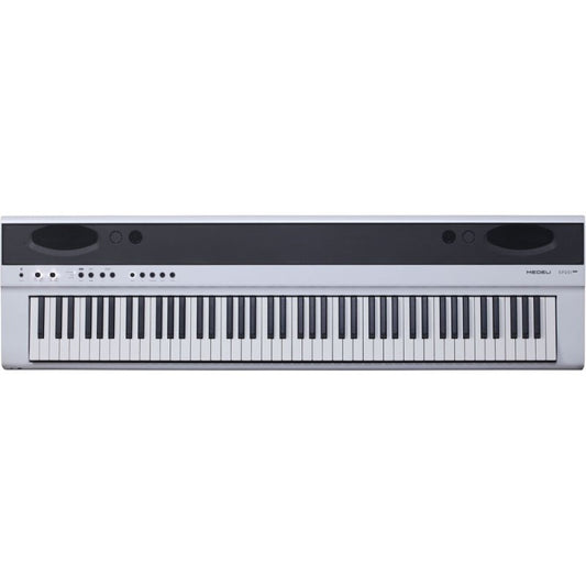 Medeli SP201P-WH 88-Key Weighted Portable Digital Piano with USB Midi and Audio, White