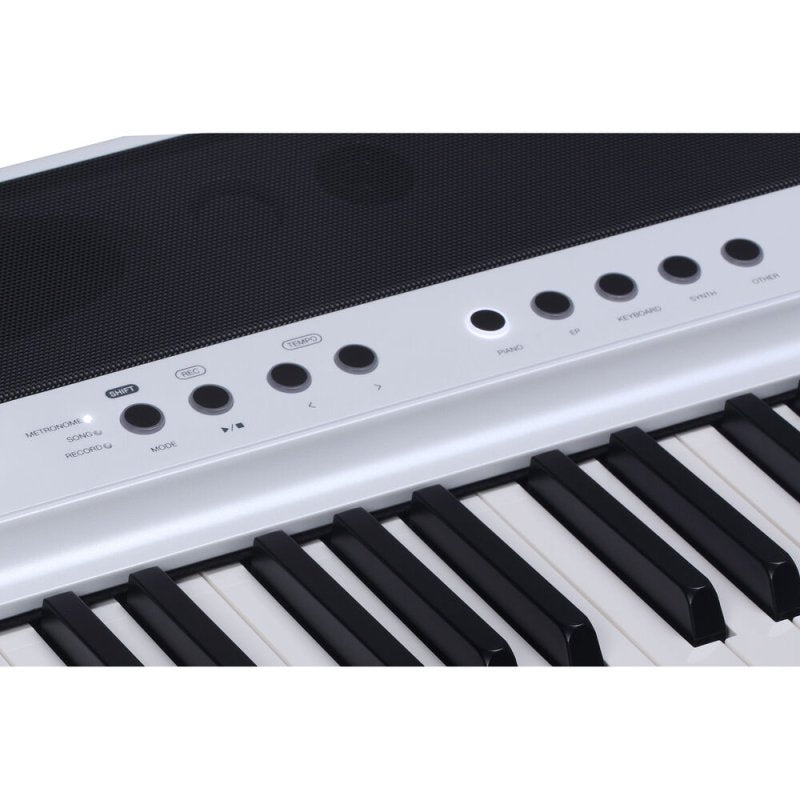 Medeli SP201P-WH 88-Key Weighted Portable Digital Piano with USB Midi and Audio, White