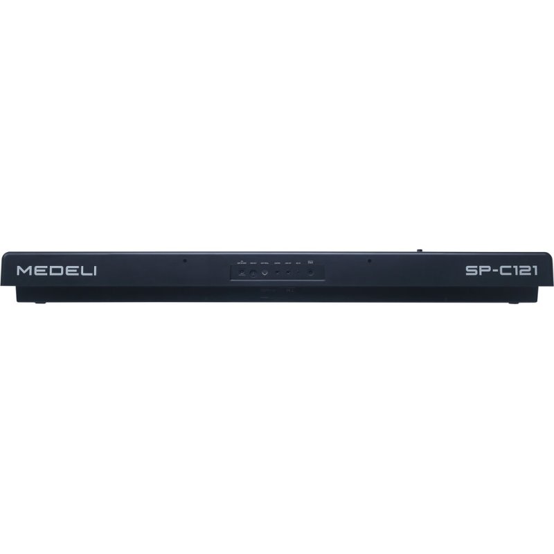 Medeli SPC121M-BK 88-Key Weighted Digital Piano with USB Midi and Audio, Black