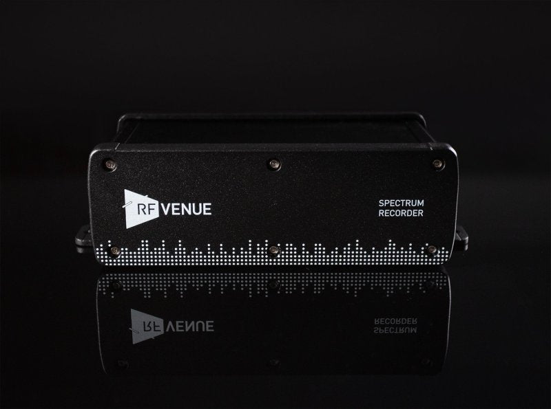 RF Venue Spectrum Recorder Network and USB Spectrum Data Recorder