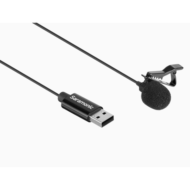 Saramonic SR-ULM10L Omnidirectional USB Lavalier Microphone (19.7' Cable)