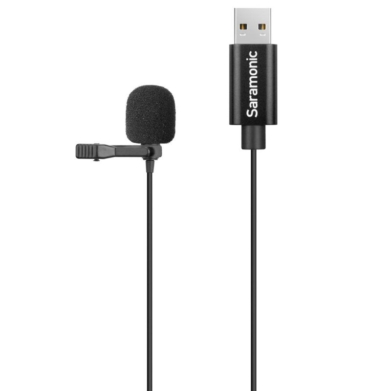 Saramonic SR-ULM10L Omnidirectional USB Lavalier Microphone (19.7' Cable)