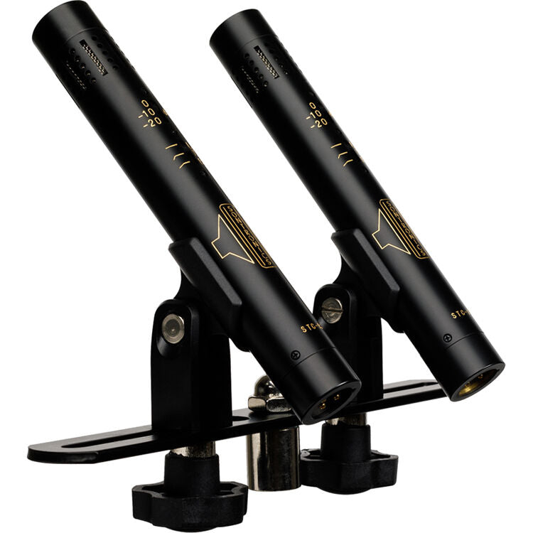 Sontronics STC1-SET-BL Matched Stereo Pair of Small-Diaphragm Condenser Microphones, Black 