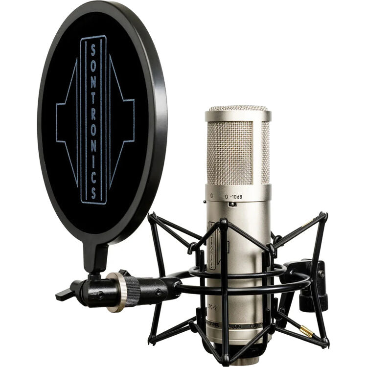 Sontronics STC2PSL Cardioid Condenser Microphone with Accessories, Silver 