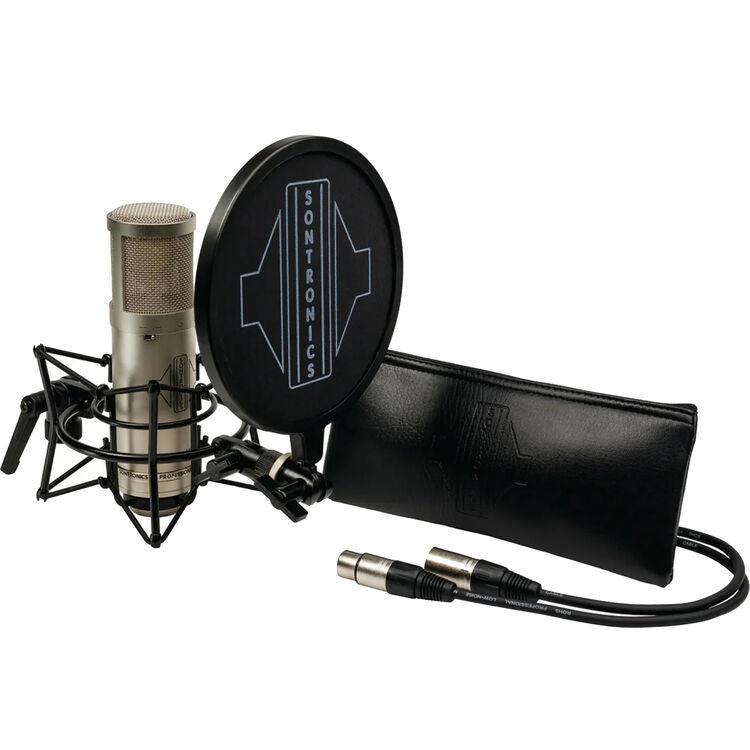 Sontronics STC2PSL Cardioid Condenser Microphone with Accessories, Silver 
