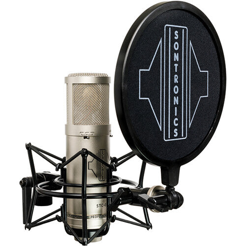 Sontronics STC3XSL Multi-Pattern Condenser Microphone with Accessories, Silver 