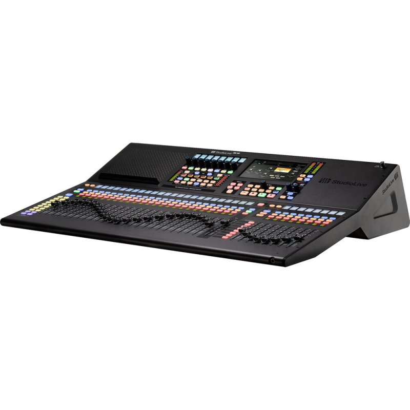 PreSonus StudioLive Series III SE 32 digital console mixer with control surface and input/output interfaces.