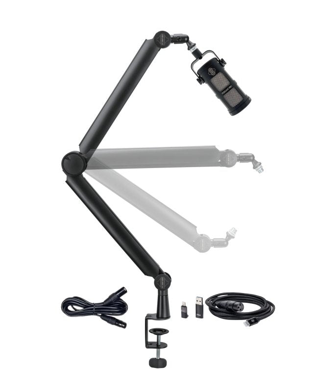Sontronics Stvcp Blk Microphone, Desktop Stand and Cable Kit, Black